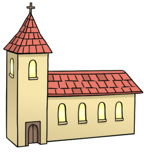 Das Bild einer Kirche